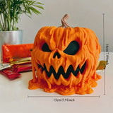 NNETM Halloween Pumpkin Candy Bowl Resin Decor