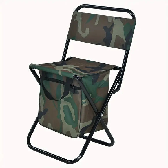 NNETM Portable Folding Camping Chair - Camouflage
