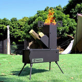 NNETM Portable Rocket Stove for Outdoor Cooking Camping