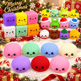 25-Piece Christmas Small Bun Toy Set 24Day Countdown