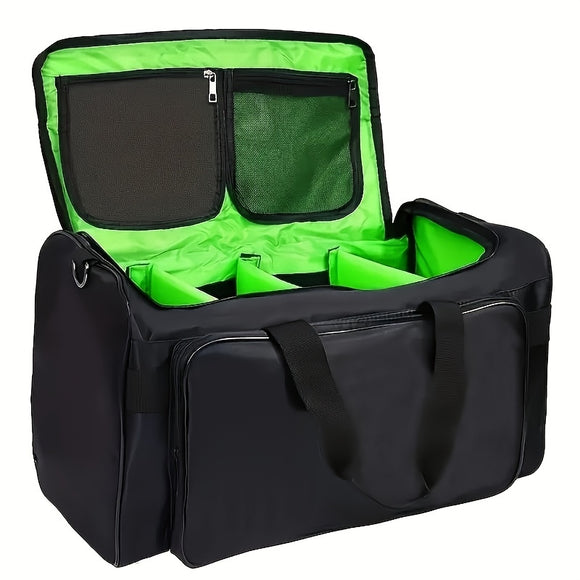 NNETM Basketball Duffel Bag with Black Neon Green Sports