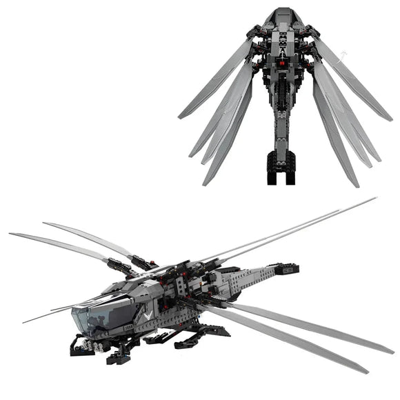 NNEOBA Dune Atreides Ornithopter Building Kit – 1369-Piece Model Set (Compatible with Major Brands