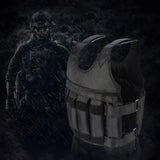 NNETM Adjustable 50kg Weighted Vest for Fitness Training(Weights not included)