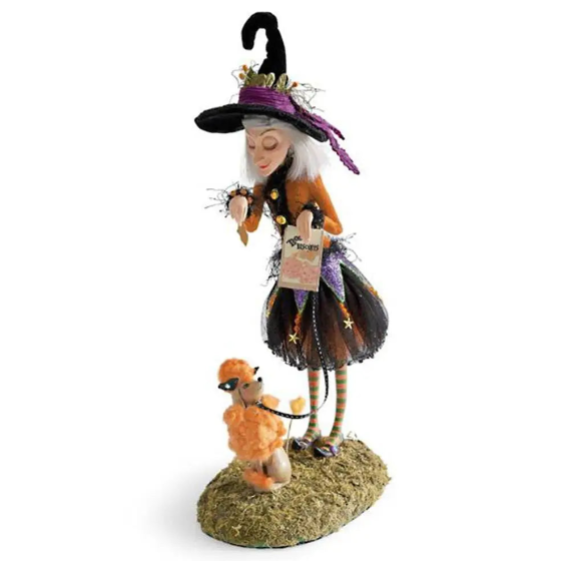 NNEOBA Halloween Bewitching Witch Doll Figurine