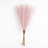 Pink Artificial Pampas Grass Bouquet Polyester Faux Flowers