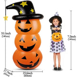 NNEOBA Inflatable Halloween Pumpkin Tumbler Outdoor Holiday Decor