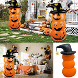 NNEOBA Inflatable Halloween Pumpkin Tumbler Outdoor Holiday Decor