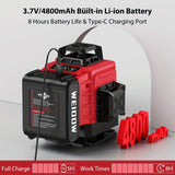 NNETM Laser Level with Rechargeable Battery (4D 16-Line)