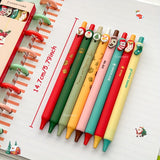 4pcs Christmas Series Cartoon Gel Pen Set