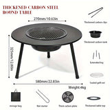 NNETM Charcoal Grill Outdoor Iron Camping Stove