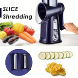 NNETM Stainless Steel Grater & Vegetable Slicer (5-in-1)