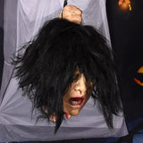NNETM Latex Head Hanging - With Black Hair