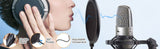 NNEDPE Microphone Radio Broadcasting Stand With 3/8t o 5/8 Screw Adapter