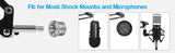 NNEDPE Microphone Radio Broadcasting Stand With 3/8t o 5/8 Screw Adapter