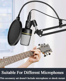 NNEDPE Microphone Radio Broadcasting Stand With 3/8t o 5/8 Screw Adapter