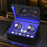 Automatic Watch Winder Box with LED Light – Luxury Watch Display & Storage Case