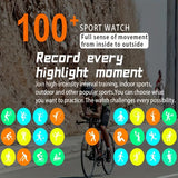 NNETM Smart Watch with Wireless Calls, 1.39" Round Screen, Multiple Sports Modes