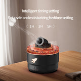 NNETM USB Water Spray Ring Humidifier with Nightlight