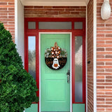 NNEOBA Halloween Ghost & Pumpkin Wreath