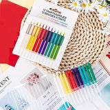 12pcs Colorful Flame Decorative Birthday Cake Candles
