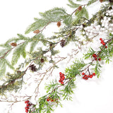 NNEOBA Christmas Wreath Rattan Vine Garland Xmas Decor