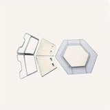 NNETM Hexagonal Stainless Steel Wood Stove