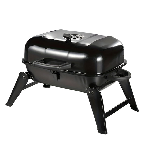 NNETM Cast Iron Charcoal Grill for Outdoor BBQ