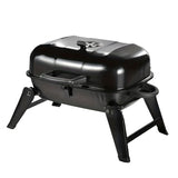 NNETM Cast Iron Charcoal Grill for Outdoor BBQ