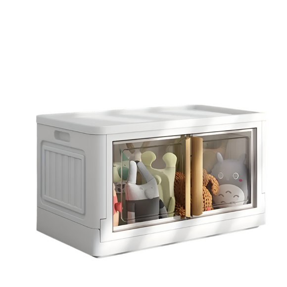NNETM Decluttering made easy with the help of a transparent folding storage box