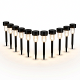 10-Pack Solar Garden Pathway Lights – 31.5cm