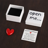 NNETM Open Me Surprise Gift Box with Resin Heart