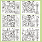 Interactive Find and Color Hidden Objects & Visual Search Game for kids