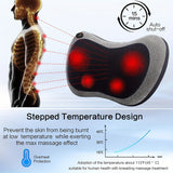 NNETM Shiatsu Back and Neck Massager with Heat(Gray)