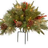 NNETM Pre-Lit Artificial Christmas Tree with LED Lights