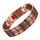NNETM 3X Strong Copper Magnetic Bracelet for Men  – Pure 99.9% Solid Copper