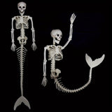 NNETM Mermaid Skeleton Decoration -  Nautical Theme Hanging Prop