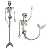 NNETM Mermaid Skeleton Decoration -  Nautical Theme Hanging Prop