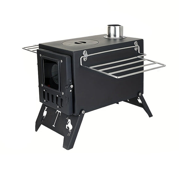 NNETM Outdoor Camping Wood Stove Tabletop Heater