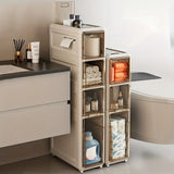 Maximize Your Bathroom Space with our Waterproof Trolley Storage Rack