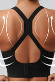 Women's Seamless Cross-Strap Sports Bra