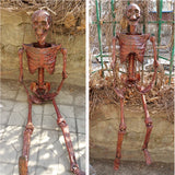 NNEOBA Halloween Mummification Skeleton Life-Size Decoration