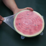 NNETM 6pcs Silicone Stretch Lids for Food Storage