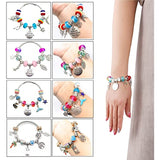 NNETM Unicorn & Mermaid Charm Bracelet Craft Kit for Girls