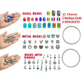 NNETM Unicorn & Mermaid Charm Bracelet Craft Kit for Girls
