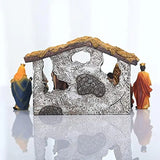 NNETM Divine Nativity: 12-Piece Realistic Christmas Figurine Set
