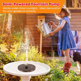 NNETM Solar Fountain Pump for Outdoor Waterscapes