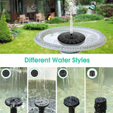 NNETM Solar Fountain Pump for Outdoor Waterscapes