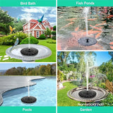 NNETM Solar Fountain Pump for Outdoor Waterscapes
