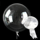 10pcs Transparent Bobo Bubble Balloons 18in