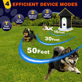 NNETM Outdoor Waterproof 2-in-1 Ultrasonic Dog Barking Control & Dog Training Tool